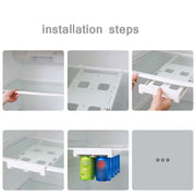 Refrigerator Beverage Beer Can Hanging Storage Rack(White)