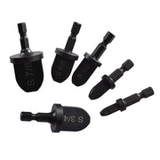 6 PCS / Set Straight Pipe Metal Reamer Hex Shank Electric Expander