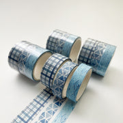 3 Sets/9 Rolls 4585 3m Paper Bronzing Hand Account Tape Set(Blues)
