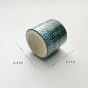 3 Sets/9 Rolls 4585 3m Paper Bronzing Hand Account Tape Set(Emerald Green)