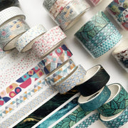 3 Sets/9 Rolls 4585 3m Paper Bronzing Hand Account Tape Set(Emerald Green)