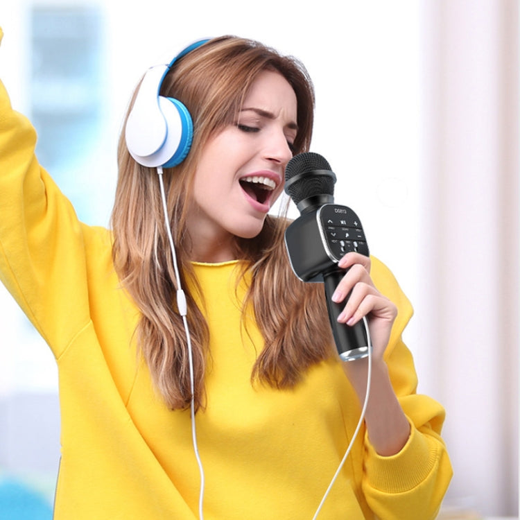 DS813 Live Wireless Bluetooth Microphone(Black)