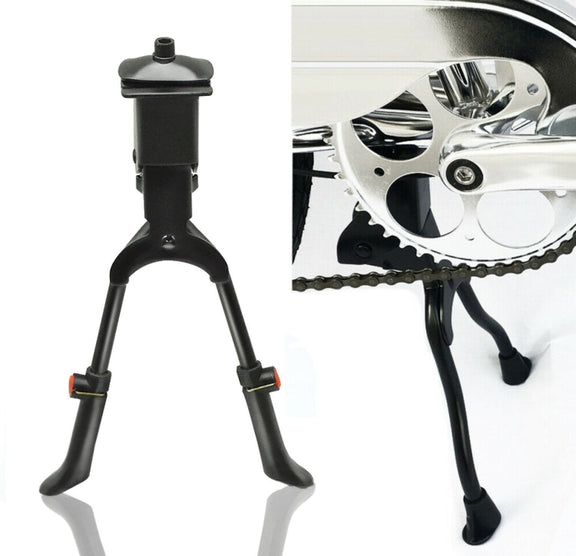 Bicycle Mountain Bike Foot Support Adjustable Middle Support(Black)