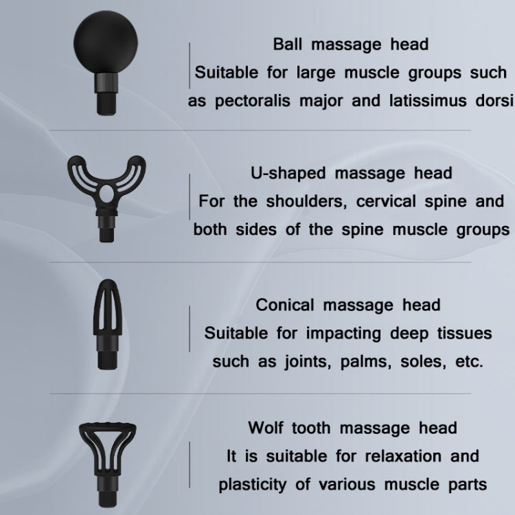 PS818 Variable Speed Vibrating Mini Muscle Fascia Relax Massager, Specification: 12 Gear (Green)