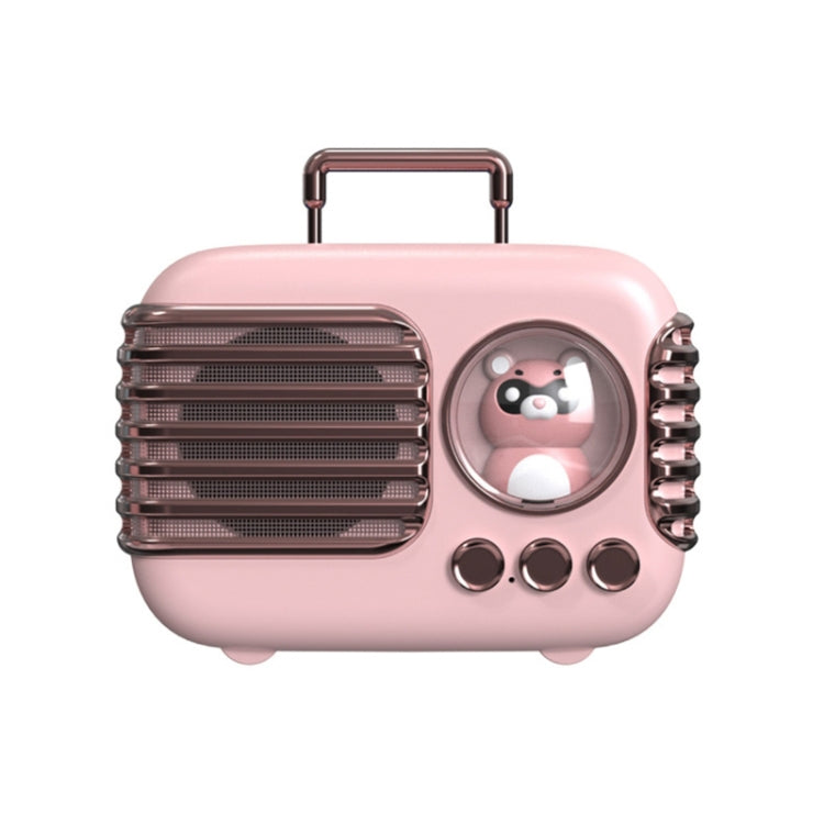 DW09 HD Sound Quality Portable USB Luggage Bluetooth Speaker(Pink)