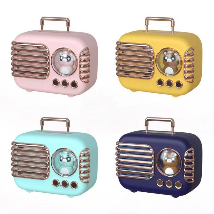 DW09 HD Sound Quality Portable USB Luggage Bluetooth Speaker(Light Blue)