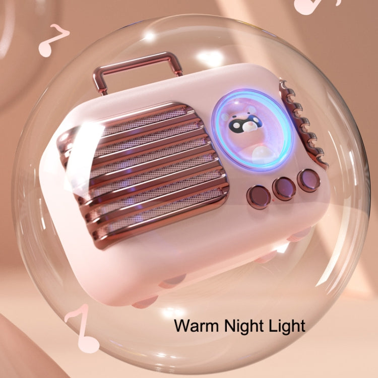 DW09 HD Sound Quality Portable USB Luggage Bluetooth Speaker(Light Blue)