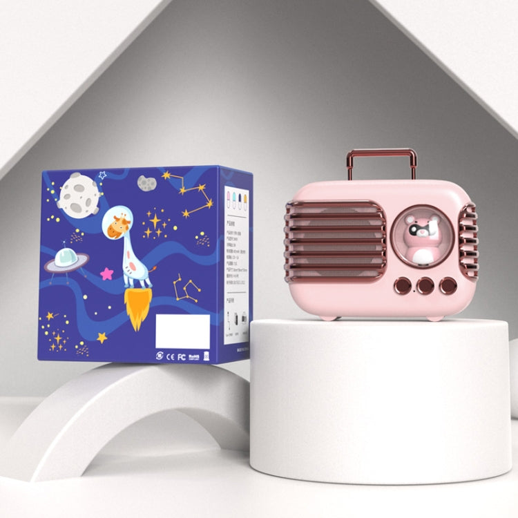 DW09 HD Sound Quality Portable USB Luggage Bluetooth Speaker(Light Blue)