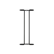 Simple Single-Row Red Wine Cup Inverted Rack(Dumb Black)