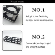 Acrylic Round Hole Wine Glass Holder, Layer (specification): 6 Grids