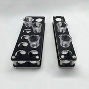 Acrylic Round Hole Wine Glass Holder, Layer (specification): 6 Grids