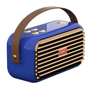 X7 Outdoor Portable Dual Speaker Wireless Bluetooth Retro Portable Speaker(Blue)