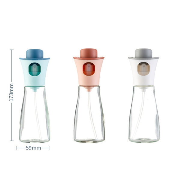 Large-caliber Press-type Cooking Barbecue Oil Spray Bottle(White)