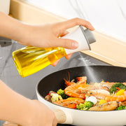 Large-caliber Press-type Cooking Barbecue Oil Spray Bottle(White)