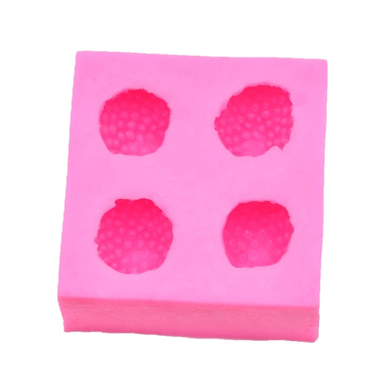 2 PCS Fondant Chocolate Cake Decorating Strawberry Silicone Mold(Pink)