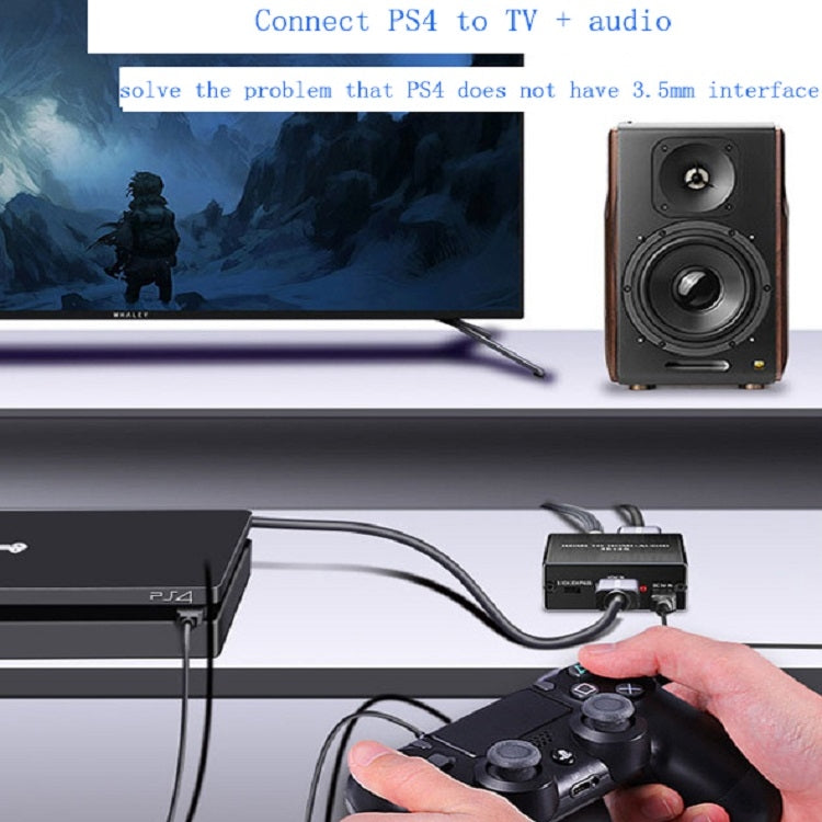 HDMI TO HDMI+AUDIO Audio Separator(Black)