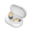 Old People Voice Amplifier Sound Collector Hearing Aid(Skin Color Double Machine + White Charging Bin) - Hearing Aids by PMC TechLife | Online Shopping South Africa | PMC TechLife