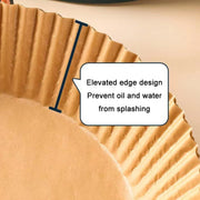 Home Air Fryer Baking Oil Absorbing Paper, Specification: White Boxed 50 PCS