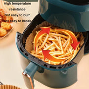 Home Air Fryer Baking Oil Absorbing Paper, Specification: White Boxed 50 PCS