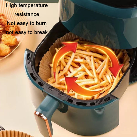 Home Air Fryer Baking Oil Absorbing Paper, Specification: White Boxed 50 PCS
