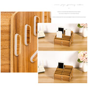 D-86 Office Conference Classroom Mobile Phone Storage Box, Style: 36 Grids (Walnut)