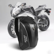 MOTOCENTRIC 11-MC-0077 Motorcycle EVA Turtle Shell Shape Riding Backpack(Black)