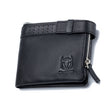 BULL CAPTAIN Anti-theft Brush Leather Wallet For Men(Black) - Wallets by BULL CAPTAIN | Online Shopping South Africa | PMC TechLife | Buy Now Pay Later Mobicred