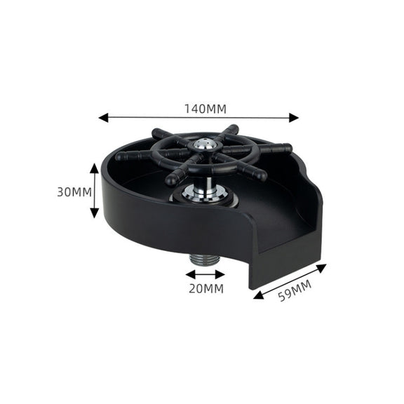 Automatic Faucet High Pressure Spray Washer, Style: Black