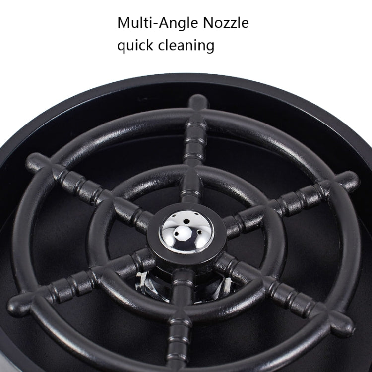 Automatic Faucet High Pressure Spray Washer, Style: Black+Soft Hose+G1/2 Three-way