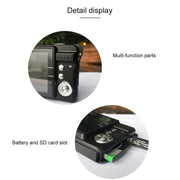 K09 48 Million Pixel CCD HD Digital Camera Retro Self-Portrait Video Camera(Black)