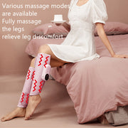 Home Constant Temperature Wireless Leg Massage, Style: Blue Single Hot Compress+Air Pressure+Vibration