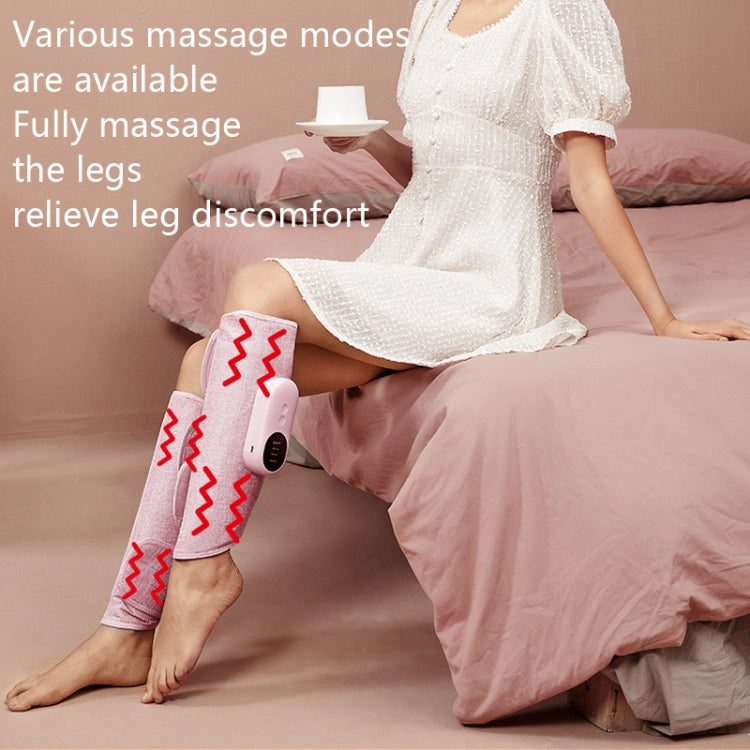Home Constant Temperature Wireless Leg Massage, Style: Blue Single Hot Compress+Air Pressure+Vibration