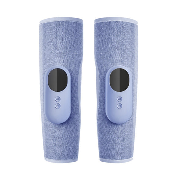 Home Constant Temperature Wireless Leg Massage, Style: Blue Double Hot Compress+Air Pressure