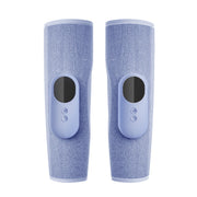 Home Constant Temperature Wireless Leg Massage, Style: Blue Double Hot Compress+Air Pressure+Vibration