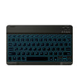 78 Keys 10 Inch RGB Colorful Backlit Bluetooth Keyboard For Mobile Phone / Tablet(Black) - Wireless Keyboard by PMC TechLife | Online Shopping South Africa | PMC TechLife