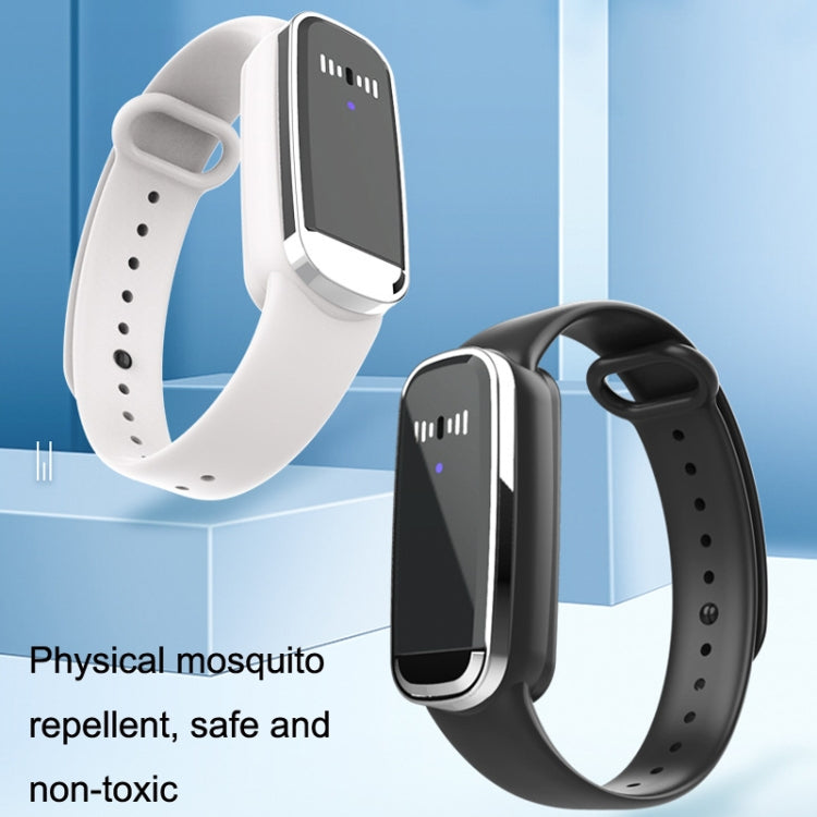 M70 Ultrasonic Mosquito Repellent Bracelet Outdoor Mosquito Repellent(White)