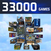 Arcade Box 256G Wireless Video Game Machine Box 4K HD Display For PS1/PSP/N64/DC, US Plug