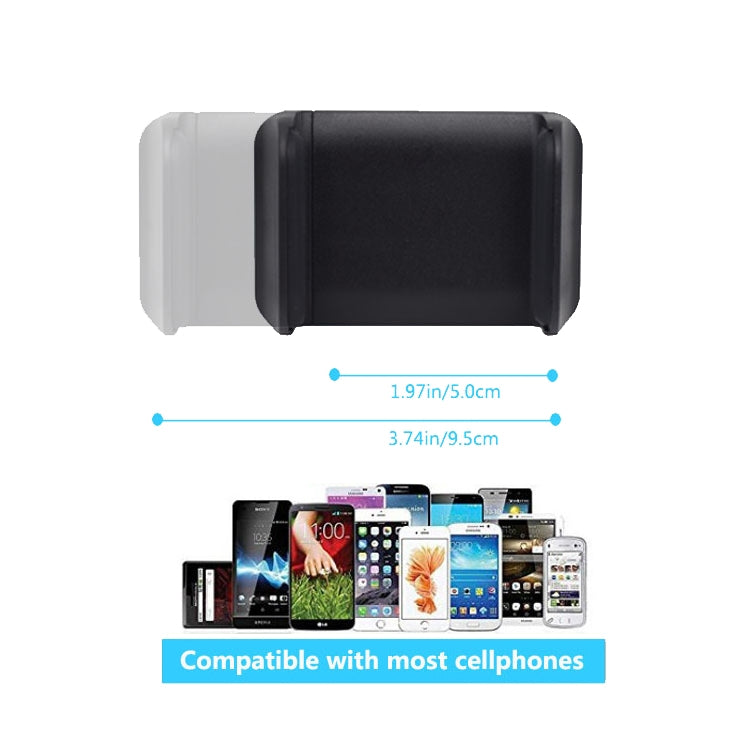 2 PCS Suction Cup Long Soft Hose Windshield Car Mobile Phone Clip Bracket(Gray Box Packaging)