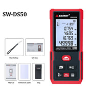 SNDWAY SW-DS50 Handheld Laser Rangefinder Infrared Laser Ruler, Distance: 50m