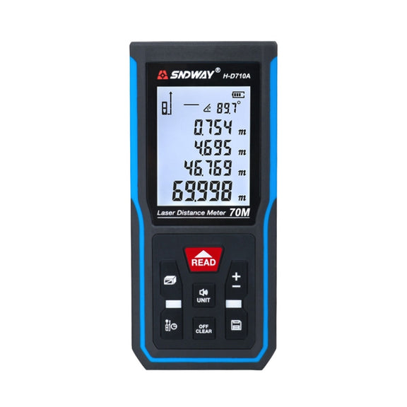 SNDWAY H-D710A Handheld Laser Rangefinder Infrared Measuring Instrument, Distance: 70m