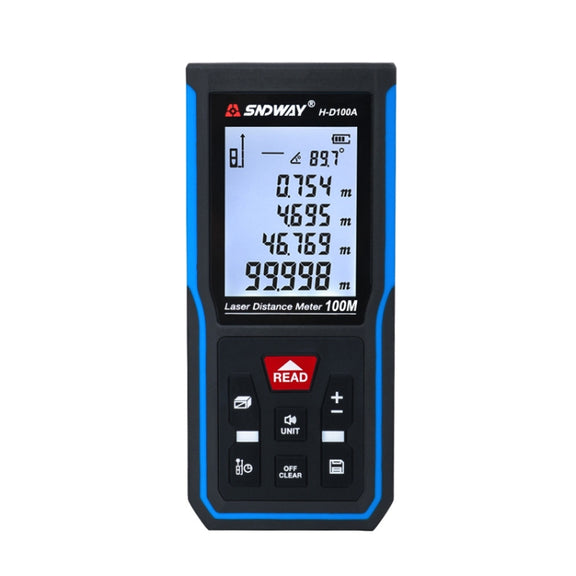 SNDWAY H-D100A Handheld Laser Rangefinder Infrared Measuring Instrument, Distance: 100m