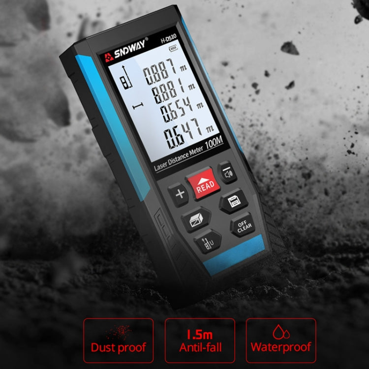 SNDWAY H-D120A Handheld Laser Rangefinder Infrared Measuring Instrument, Distance: 120m