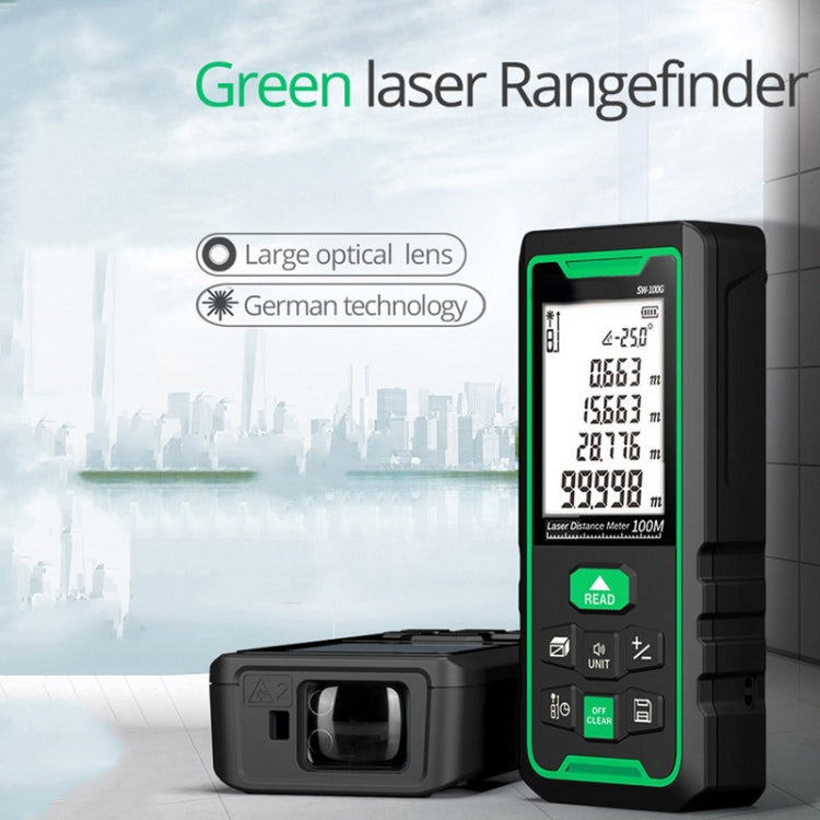 SNDWAY SW50G High-precision Indoor and Outdoor Green Laser Rangefinder, Distance: 50m