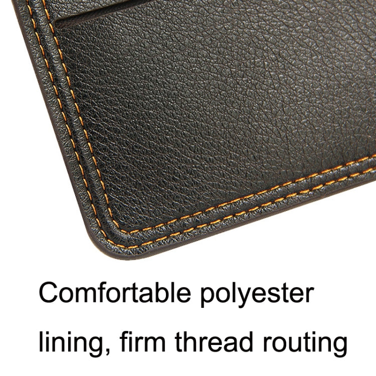 MenBense Men Multi-Card 2 Fold Short Wallet Carrying Card Case(Brown)