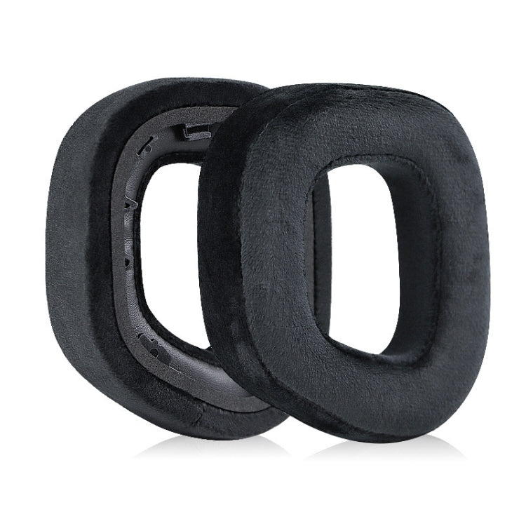 2 PCS RGB Headest Sponge Cover Earmuffs For Corsair HS80(Full Velvet)