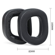 2 PCS RGB Headest Sponge Cover Earmuffs For Corsair HS80(Mesh + Protein Skin)