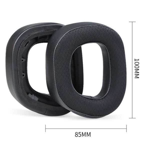 2 PCS RGB Headest Sponge Cover Earmuffs For Corsair HS80(Mesh + Protein Skin)
