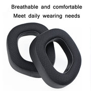 2 PCS RGB Headest Sponge Cover Earmuffs For Corsair HS80(Mesh + Protein Skin)