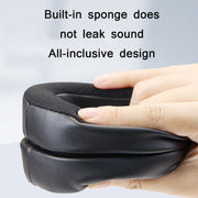 2 PCS RGB Headest Sponge Cover Earmuffs For Corsair HS80(Mesh + Protein Skin)