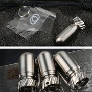Portable Pure Titanium Mini Water-resistant Warehouse Sealed Jar Pill Box, Color: Primary Color